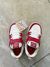江博士學(xué)步鞋運動(dòng)鞋秋季男女童舒適休閑國貨兒童鞋B14243W001米/紅27 曬單實(shí)拍圖