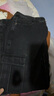 茵曼（INMAN）前開(kāi)衩工裝牛仔裙2025春秋女裝新款顯高顯瘦大口袋包臀裙子 牛仔黑 M 曬單實(shí)拍圖