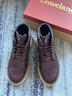 楓葉（leaveland）棉靴男冬季新品復古頭層牛皮加絨馬丁靴男防水抗寒保暖雪地靴子男 暗棕（皮鞋碼） 41 曬單實(shí)拍圖
