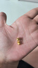 行金銀中黃金吊墜女999足金鈴蘭花掛墜定價(jià)生日禮物送女友七夕禮物 鈴蘭花吊墜 克重多退少補 約0.32g 曬單實(shí)拍圖