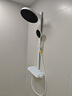 九牧（JOMOO）花灑全套智能淋浴套裝琴鍵置物斜噴淋浴噴頭絲雨旗艦版恒溫淋浴器 【IMAX雨淋花灑1.0】26195 曬單實(shí)拍圖
