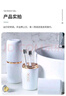 三合一旅行漱口杯便攜洗漱收納包牙具三件套辦公室刷牙漱口杯 白色-活動(dòng) 一個(gè)裝 曬單實(shí)拍圖