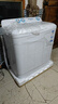 海爾（Haier）雙缸洗衣機(jī) 12公斤大容量半自動家用洗衣機(jī) 雙品質(zhì)電機(jī) 超凈洗 洗脫分離 一級能效家電國家補(bǔ)貼20% 曬單實拍圖