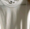 優(yōu)衣庫男裝女裝大師T AIRism棉混紡圓領(lǐng)T恤長(cháng)袖25秋冬新款479781 00 白色 L 曬單實(shí)拍圖