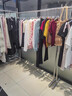 服裝店展示架落地式不銹鋼銀色簡約陳列架女裝中島貨架童裝掛衣架 1.5米長1.4米高加厚十字款 亮光不銹鋼 官方標配 曬單實拍圖