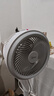 美的（Midea）空氣循環(huán)扇電風(fēng)扇家用搖頭臺式桌面兩用小電扇臥室低噪臺扇循環(huán)扇【25年全新升級】 【三種高度 臺立兩用】24TS 曬單實(shí)拍圖