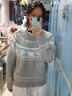 森馬（Semir）毛衣女冬小狗費爾島寬松插肩袖衣服2025俏皮軟糯毛衫109725107005 曬單實(shí)拍圖