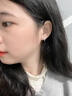 QMXDs999純銀蝴蝶結(jié)星星耳釘女足銀耳環(huán)養(yǎng)耳洞2025新款小眾甜美銀耳飾 蝴蝶結(jié)星星耳環(huán)一對(duì)-擰扣款【999足銀】 曬單實(shí)拍圖