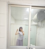 蕉下（beneunder）防曬傘黑膠膠囊五折傘女士晴雨兩用傘迷你可跨遮陽(yáng)傘BM525 燕麥奶 曬單實(shí)拍圖