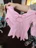 艾舞戈兒童舞蹈練功服女童專業(yè)長袖舞蹈服粉色中國舞跳舞裙 130碼 曬單實拍圖