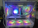 航嘉（Huntkey）S960暴風(fēng)雪X冰刃版白色全景版海景房機箱（三面鋼化玻璃/左右分區/360水冷/9風(fēng)扇位/MATX主板） 曬單實(shí)拍圖