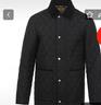 博柏利（BURBERRY）25新款經(jīng)典菱格紋寬松翻領(lǐng)男士薄棉褸棉服外套 黑色 XL 曬單實(shí)拍圖