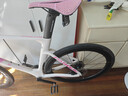 瑞豹SPARK SPORT自行車(chē)公路車(chē)公路自行車(chē)成人公路車(chē)自行車(chē)電子變速 貝殼白粉 PES邁金電變 碳輪 L|身高180-185cm 曬單實(shí)拍圖