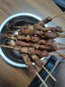 額爾敦內(nèi)蒙古草地羔羊肉串200g(10串)鮮凍生鮮肉串腌制食品燒烤食材 曬單實拍圖