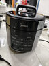 美的（Midea）電壓力鍋電高壓鍋高壓電飯鍋微壓電飯煲6升0涂層304不銹鋼不粘家用加深雙內膽3-12人煲湯燉肉煮飯 【少鹽提鮮】0涂層不銹鋼 6L 曬單實(shí)拍圖