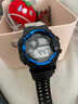 光影時(shí)刻（TIMELESS MOMENT）電子手表男學(xué)生兒童表男孩潮流百搭夜光鬧鐘青少年運動(dòng)初中男童表 時(shí)尚黑藍【鬧鐘秒表+夜光】 曬單實(shí)拍圖