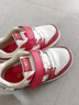 江博士學(xué)步鞋運動(dòng)鞋秋季男女童舒適休閑國貨兒童鞋B14243W001米/紅28 曬單實(shí)拍圖