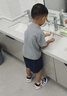 喬丹男嬰童運動(dòng)鞋兒童春秋季密網(wǎng)跑步鞋幼童鞋子 沉靜藍/喬丹白26 曬單實(shí)拍圖