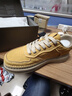 奧康男鞋休閑鞋透氣運動(dòng)鞋秋冬百搭增高板鞋 松花黃壓花 41 曬單實(shí)拍圖