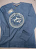 大青鯊 AIR SHARK意大利鯊魚(yú)長(cháng)袖T恤男女同款歐美風(fēng)高端運動(dòng)衫秋季新品純棉休閑衫 藏青色長(cháng)袖 2XL 曬單實(shí)拍圖