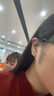 周六福滿(mǎn)天星耳飾女S925銀耳釘首飾生日禮物D0911148 一對 曬單實(shí)拍圖