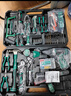 綠林42件21V沖擊鋰電鉆套裝多功能家用工具箱維修套裝【送27件配件】 曬單實(shí)拍圖