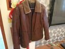 花花公子（PLAYBOY）高端冬季海寧皮衣真皮服男短款水貂毛領(lǐng)皮夾克韓版修身機車(chē)外套潮 酒紅色 1769紅棕色 2XL 曬單實(shí)拍圖