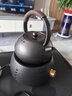 日本丨大師電陶爐耐高溫陶瓷煮茶壺套裝溫酒器電加熱黃酒煮酒器 西施提梁壺+黑宛爾電陶爐900W 850mL-1000mL 曬單實(shí)拍圖