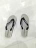 GOSSDCK 人字拖男士夏季防滑戶(hù)外穿涼拖夾板拖鞋休閑夾拖沙灘男潮 灰色 41-42 曬單實(shí)拍圖