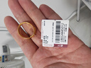 六福珠寶 黃金戒指光耀活口實(shí)心情侶戒足金男士結婚禮物 計價(jià) 約6.94克 曬單實(shí)拍圖