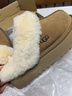 UGG秋季女士經(jīng)典舒適厚底毛拖包頭休閑懶人毛毛鞋勃肯鞋 1122550 SAN | 沙色 36 曬單實(shí)拍圖