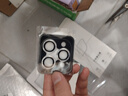 酷樂(lè )鋒蘋(píng)果16系列【康寧鏡頭膜】適用iPhone16ProMax后攝像頭蓋16pro手機保護膜全包貼膜高清鏡-銀色 曬單實(shí)拍圖