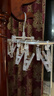 無(wú)印良品（MUJI）鋁制 方形衣架 晾衣架陽(yáng)臺 衣夾 襪子架 10夾 曬單實(shí)拍圖