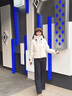 Teenie Weenie小熊女裝羽絨服2025年冬季新款休閑舒適寬松連帽外套 象牙白 M 曬單實(shí)拍圖
