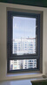 九影單玻磁控內置百葉窗簾鋁合金廚房磁吸衛生間內開(kāi)窗中空玻璃遮陽(yáng)簾 灰色框【11色葉片可選】 70cm*100cm （不足0.7㎡價(jià)格） 曬單實(shí)拍圖