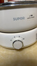 蘇泊爾（SUPOR）電火鍋 火鍋鍋分體可拆洗家用火鍋專(zhuān)用鍋電蒸鍋煎炒鍋多功能一體多用途鍋 H22YK855A 曬單實(shí)拍圖