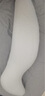 XBC天然乳膠抱枕長(cháng)條海馬型抱枕男女生款睡覺(jué)夾腿抱枕成人側睡床上用 海馬抱枕加長(cháng)款-配淺灰棉枕套 曬單實(shí)拍圖