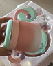 babycare兒童餐具輔食碗注水保溫碗不銹鋼叉勺寶寶吃飯喝水?huà)雰褐軞q禮盒粉 曬單實(shí)拍圖