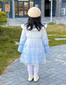 G.duck女童羽絨服2025新款冬裝冬季中長(cháng)款兒童公主洋氣艾莎公主羽絨服 漸變色 藍色 150 建議身高1.4米左右 曬單實(shí)拍圖