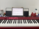 卡西歐（CASIO）電鋼琴便攜PX-S1100/PXS3100重錘88鍵智能觸屏火星紅成人專(zhuān)業(yè)考級 PXS1100紅色+單踏板+便攜X架 曬單實(shí)拍圖
