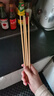 幻越竹筷火鍋筷油炸加長(cháng)加粗防燙家用實(shí)木無(wú)漆無(wú)蠟火鍋筷2雙裝 曬單實(shí)拍圖