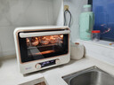 海氏（Hauswirt）i7 Pro風(fēng)爐電烤箱家用平爐風(fēng)爐二合一專(zhuān)業(yè)烘焙發(fā)酵空氣炸鍋多功能一體機 米白色 40L 【國家補貼】 曬單實(shí)拍圖
