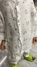 曇蓓漫兒童睡衣春秋季衣服寶寶分體套裝1-3歲嬰幼兒家居服男女棉紗長(cháng)袖 兒童睡衣套裝【白色小熊】柔軟舒適 80 【建議身高70-80cm】 曬單實(shí)拍圖