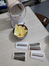 雙槍?zhuān)⊿uncha）切菜神器擦絲器手搖式多功能家用切菜機切片刨絲器土豆絲白色5刃 曬單實(shí)拍圖