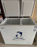 澳柯瑪（AUCMA）203升家用冰柜 雙溫雙箱冷柜 冷藏冷凍臥式冰箱 冷藏全銅管 一級能效 BCD-203CNE 國家補貼20% 曬單實(shí)拍圖