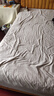 京東京造 60支長(cháng)絨棉植素超柔貢緞 A類(lèi)純棉床單被套床上四件套 1.5米床 英倫灰 曬單實(shí)拍圖