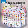 樂(lè )樂(lè )魚(yú)（leleyu）卡通兔有聲掛圖兒童玩具幼兒早教認知發(fā)聲點(diǎn)讀識字男女孩生日禮物 曬單實(shí)拍圖
