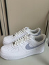 耐克空軍一號男子膠底運動(dòng)鞋冬季板鞋NIKE AIR FORCE 1 FJ4146 117白/幻影 43 曬單實(shí)拍圖