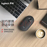 羅技（Logitech）時尚系列 PEBBLE鼠標 無線藍牙鼠標 辦公靜音鼠標 女性鼠標對稱鼠標 鵝卵石造型 石墨黑 曬單實拍圖