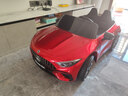 星辰皓正版奔馳AMG SL63兒童電動(dòng)車(chē)可坐人遙控汽車(chē)四輪寶寶玩具小孩跑車(chē) 烤漆紅【四驅遙控+皮座椅+軟輪】 4S店同款 曬單實(shí)拍圖